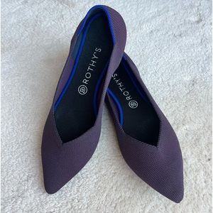 Rothy’s Aubergine Point, size 12